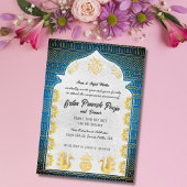 Indiase Hindoe Housewarming Gruhapravesam Gouden Kaart