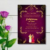 Indiase Hindoe Housewarming Gruhapravesam Gouden Kaart