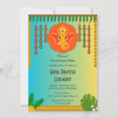 Indiase Hindoe Huis Warming Griha Pravesh Kaart (Voorkant)