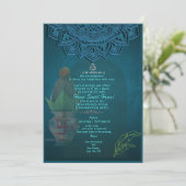 Indiase Hindoe Huis Warming Grihapravesh Uitnodigi Kaart (Staand voorkant)