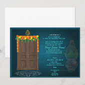 Indiase Hindoe Huis Warming Grihapravesh Uitnodigi Kaart (Voorkant / Achterkant)