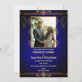 Indiase hindoe-huwelijksbetrokkenheid Ceremonie Ko Kaart (Voorkant)