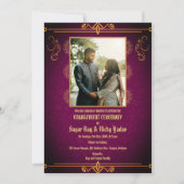 Indiase hindoe-huwelijksbetrokkenheid Ceremonie Ko Kaart (Voorkant)