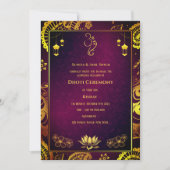 Indiase hindoe jongen dhoti ceremonie pancha kattu kaart (Voorkant)