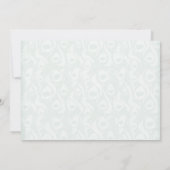 Indiase Hindoe Pauw Huwelijk RSVP Kaart (Achterkant)