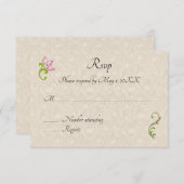 Indiase Hindoe Pauw Uitnodiging Huwelijk RSVP (Voorkant / Achterkant)