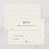 Indiase Hindoe RSVP Kaartje (Voorkant / Achterkant)