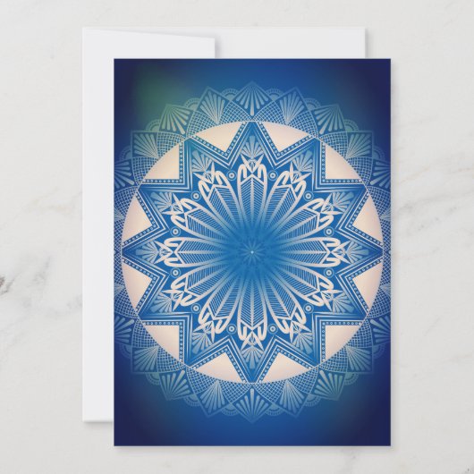 Indiase hindoe-verbintenisceremonie Pauwveer Kaart (Achterkant)