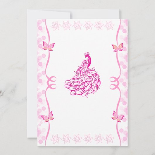 Indiase hindoe Verloving ceremonie Kaart (Achterkant)