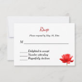 Indiase hindoeïstische trouwuitnodiging RSVP (Voorkant)