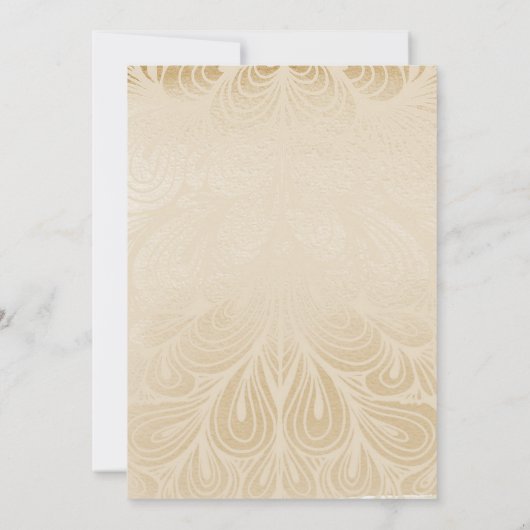 Indiase Hindu bruids douche uitnodiging (Achterkant)