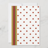 Indiase Hindu Ganesh bruiloft nodigen Garba Mehndi Kaart (Achterkant)