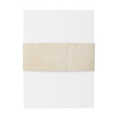 Indiase Hindu Lotus Bruiloft Belly Band Uitnodigingen Wikkel (Achterkant Voorbeeld)