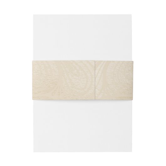 Indiase Hindu Lotus Bruiloft Belly Band Uitnodigingen Wikkel