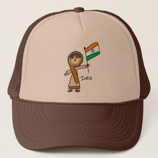 Indiase Hoed Trucker Pet (Voorkant)