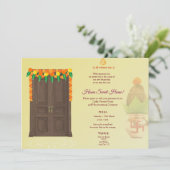 Indiase huisopwarming | Grihapravesh pooja Kaart (Staand voorkant)