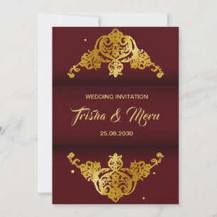 Indiase Huwelijksuitnodiging Etnische Mandala Save The Date