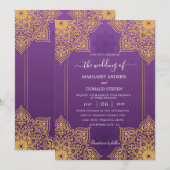 indiase huwelijksuitnodiging kaart (Voorkant / Achterkant)