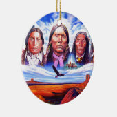 indiase inheemse amerikaanse chefs keramisch ornament (Rechts)