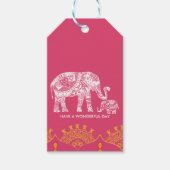 Indiase Inspiratie Cadeaulabel (Voorkant)