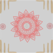 Indiase inspiratie met mandala's sticker (Voorkant)