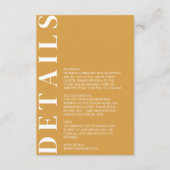 Indiase Kaart voor details over bruiloft (Voorkant)