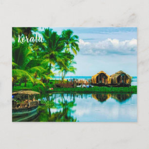 Indiase kerala God's Own Country ansichtkaart Briefkaart