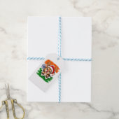 Indiase Kerst Rendier Cadeaulabel (Met Touw)