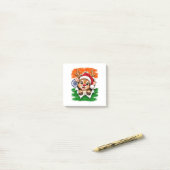 Indiase Kerst Rendier Post-it® Notes (Op bureau)