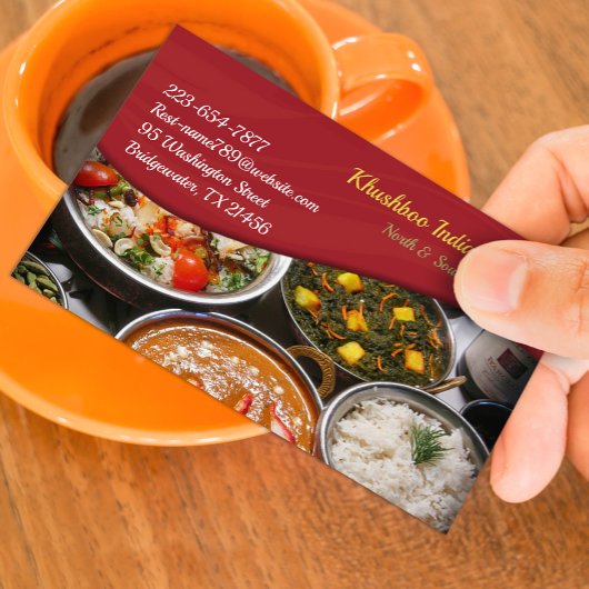 Indiase keuken Visitekaartje