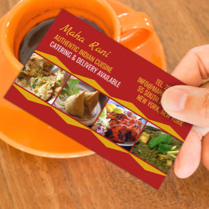 Indiase keuken Visitekaartje