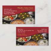Indiase keuken Visitekaartje (Voorkant / Achterkant)