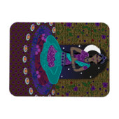 Indiase klassieke danser magneet (Horizontaal)