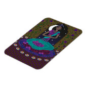 Indiase klassieke danser magneet (Linkerzijde)