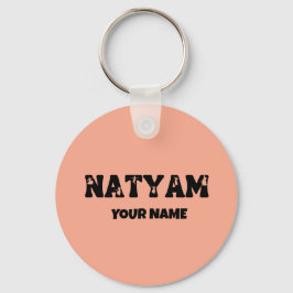 Indiase klassieke dansers aangepast cadeau sleutelhanger