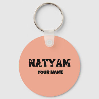 Indiase klassieke dansers aangepast cadeau sleutelhanger