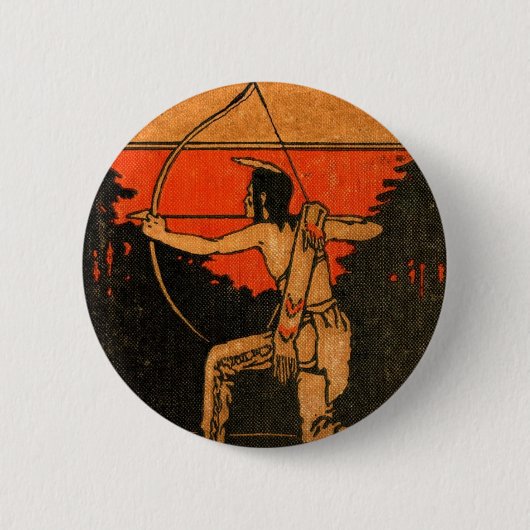 Indiase knoop ronde button 5,7 cm (Voorkant)