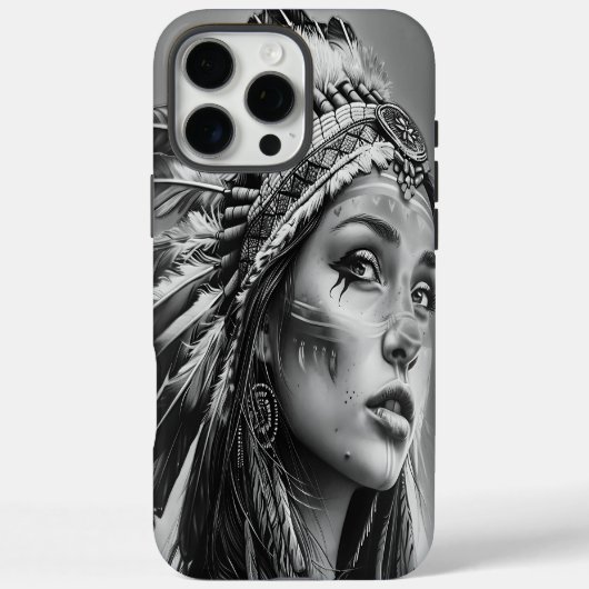 Indiase krijger meisje in traditionele kledij Case-Mate iPhone case (Achterkant)