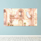 Indiase Kunst Canvas Afdruk (Insitu (Houten vloer))
