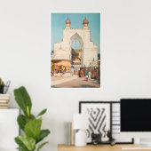 Indiase Kunst India Reisposter Stad Straatprint A Poster (Thuiskantoor)
