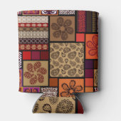 Indiase kunst, mega naadloze creatieve set. blikjeskoeler (Achterkant)