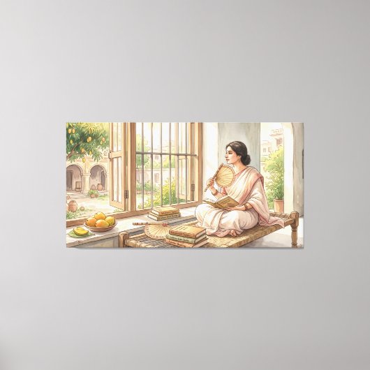 Indiase levensstijl esthetiek canvas afdruk (Voorkant)