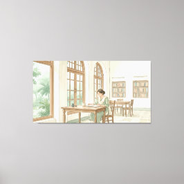 Indiase levensstijl esthetiek canvas afdruk