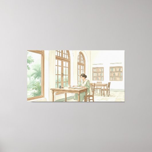 Indiase levensstijl esthetiek canvas afdruk (Voorkant)