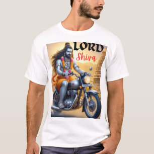 Indiase Lord of Shiva bedrukt T-shirt