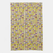 Indiase maïs groot patroon keukenhanddoek (Verticaal)