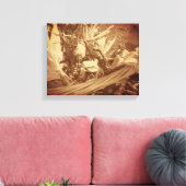 Indiase maïs in mand Herfst Canvas Afdruk (Insitu (Woonkamer))