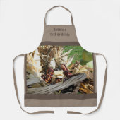 Indiase maïs rieten mand land gepersonaliseerd schort (Voorkant)