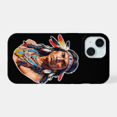 Indiase Man iPhone Hoesje 15 Case (Achterkant horizontaal)