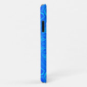 Indiase mandala Blauw Case-Mate iPhone Case (Achterkant/rechts)
